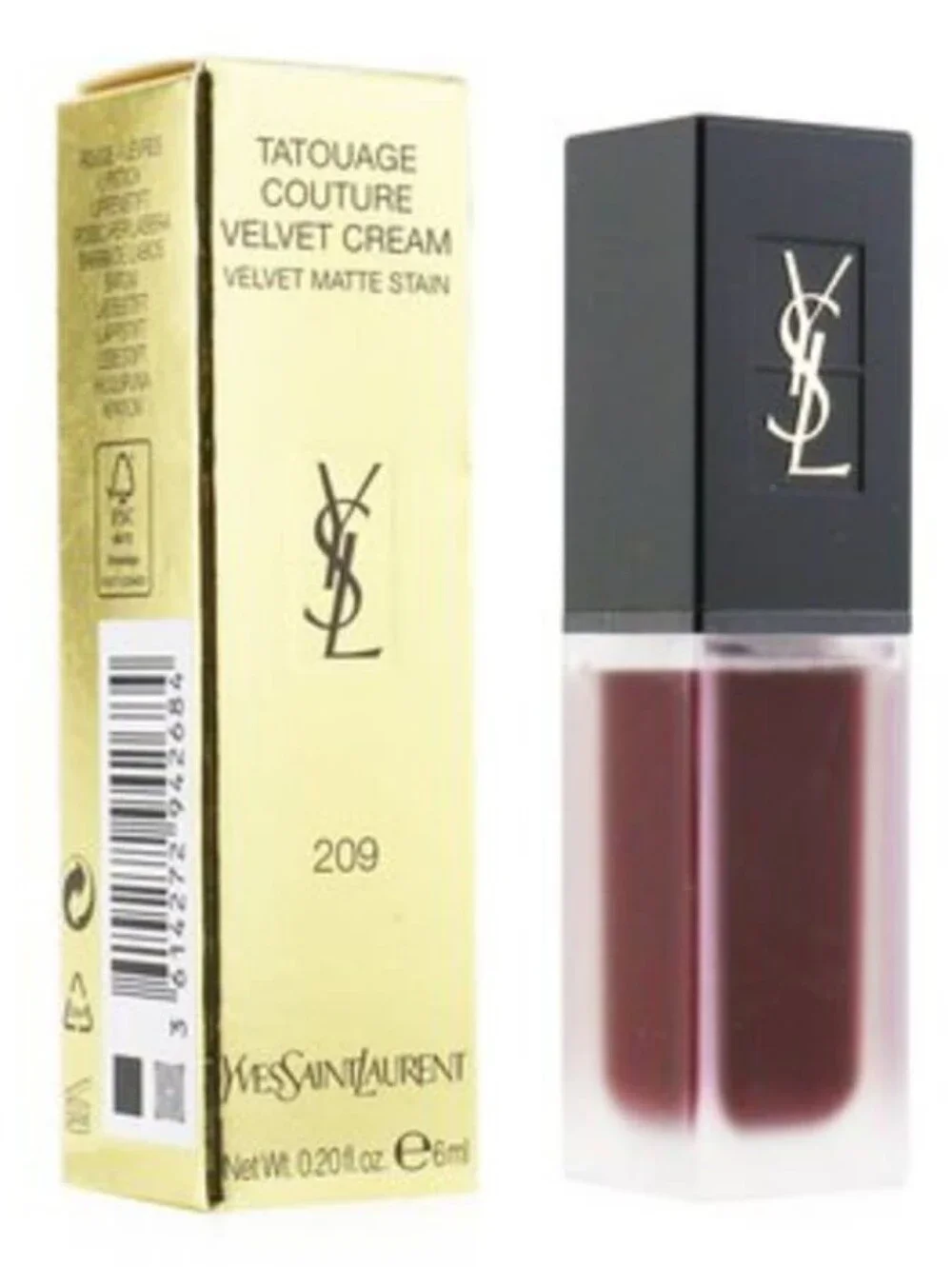 🧚♀️N°209 ANTI-SOCIAL PRUNE YSL RARE Tatouage Couture Matte Stain NWT